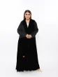 عباية كريب ملونة أنيقة