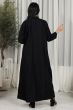  عباية لف سوداء عملية 
