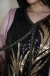 جلابية ملكي لون زهري  بتدخيلة سوداء وتطريز فضي 