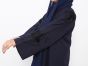 عباية كحلي مطرز أنيقة 